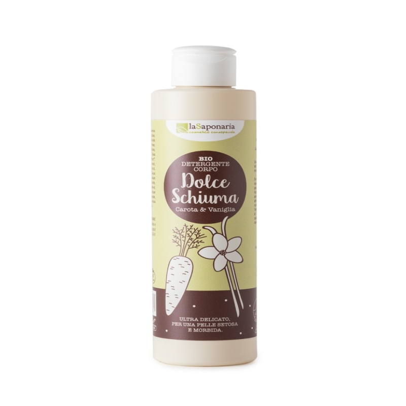 Delicate body cleanser carrot & vanilla – Dolce schiuma