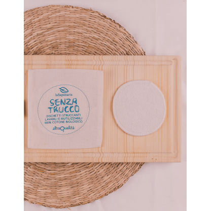 3 Organic Cotton make-up remover wipes