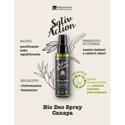 Organic deodorant BIODEO Spray Hemp