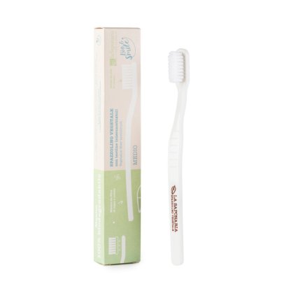 Vegetable fiber toothbrush - medium bristles