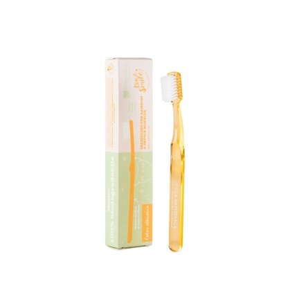 Vegetable fiber toothbrush for children