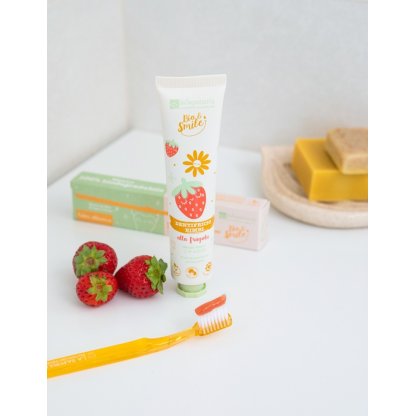 Vegetable fiber toothbrush for children