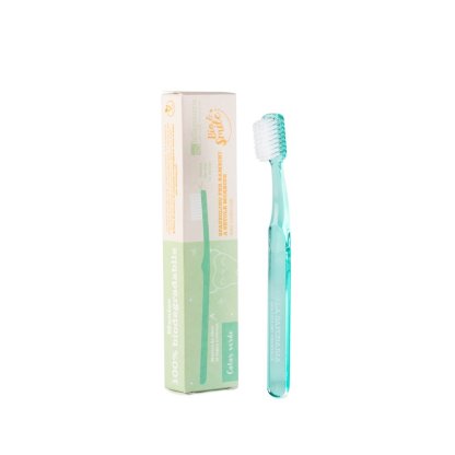 Vegetable fiber toothbrush for children
