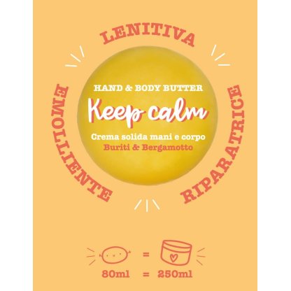 Hand and Body solid Butter KEEP CALM