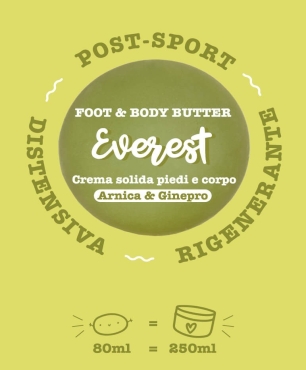 Foot and Body solid butter EVEREST