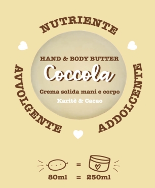 Hand and body solid butter Coccola