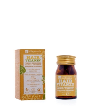 HAIR VITAMIN - Suplemento alimenticio para cabello y uñas.
 FORMAT-30 capsules