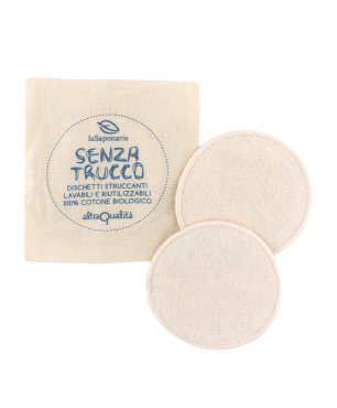 3 Organic Cotton make-up remover wipes