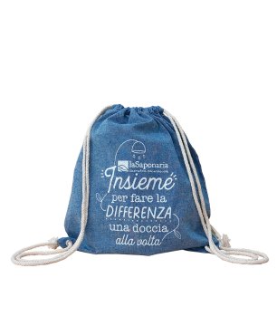 La Saponaria backpack in recycled cotton