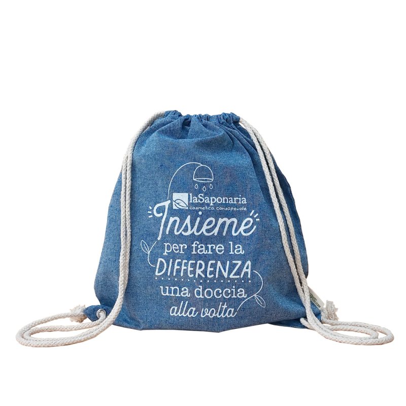 La Saponaria backpack in recycled cotton