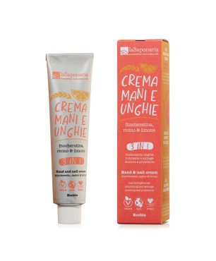 Hand and nail cream with phyto-keratin, Castor & Lemon
 FORMAT-40 ml