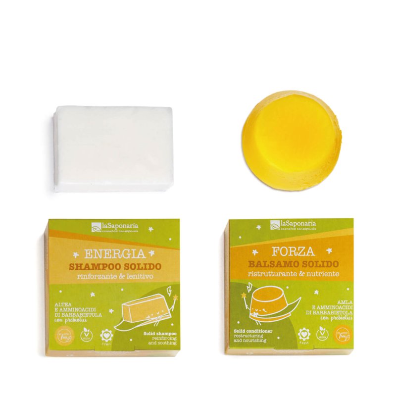 Solid Shampoo and Conditioner - Forza and Energia Kit