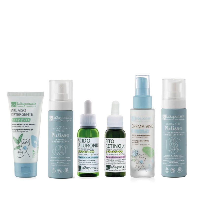 Face - Combination skin routine