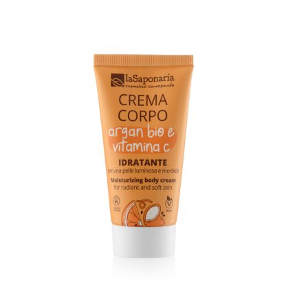 Travel-size Moisturizing Body Cream - Organic Argan & Vitamin C