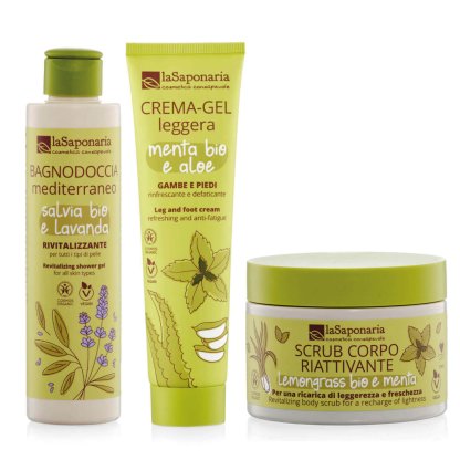Fresh Body Kit – Shower Gel + Body Scrub + Cream Legs