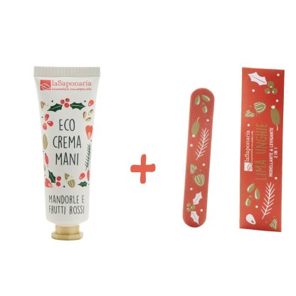 Treasure Chest - Almond & Red Fruits Hand Cream + “Party” Nail File