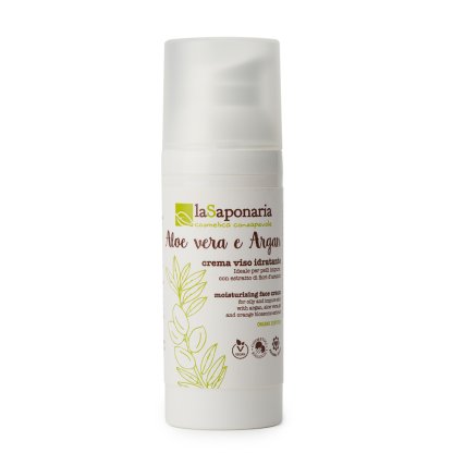 Moisturizing facial cream - Aloe Vera & Argan