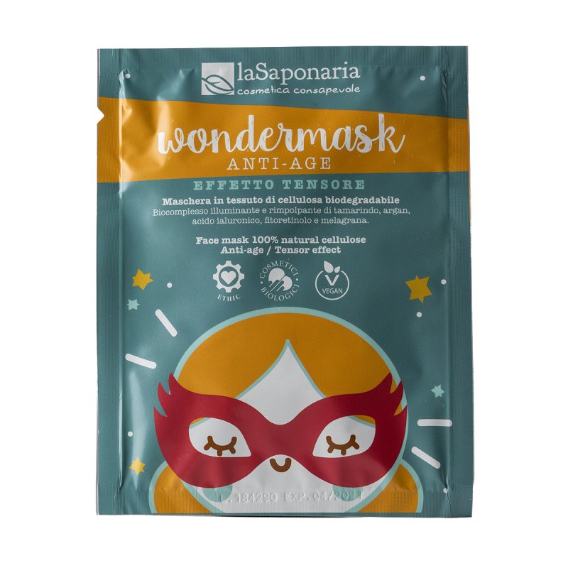 Wondermask - antiage face mask in natural cellulose