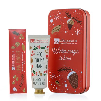Treasure Chest - Almond & Red Fruits Hand Cream + “Party” Nail File