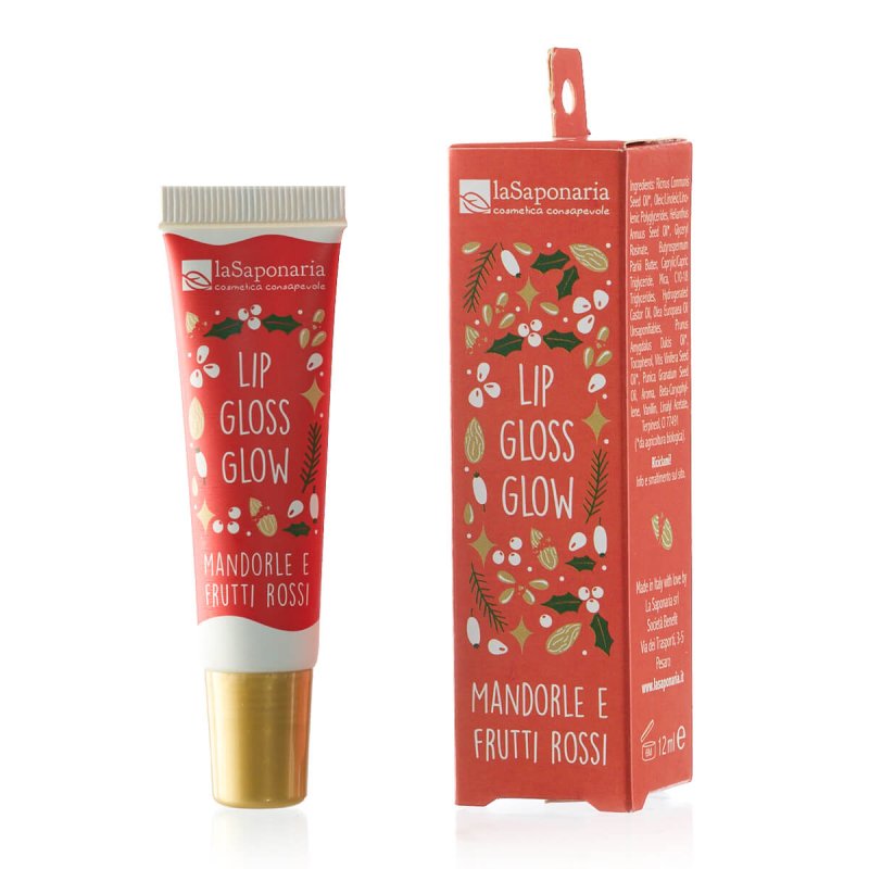 Glow Lip gloss - Almonds and Red Berries