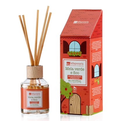 Eco profumatore a bastoncini - Mela verde e Fico