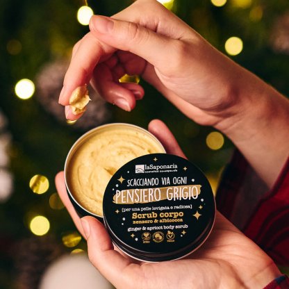 Ginger and Apricot Body Scrub with Vitamin C