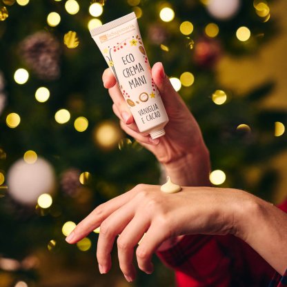 Eco hand cream vanilla and cocoa