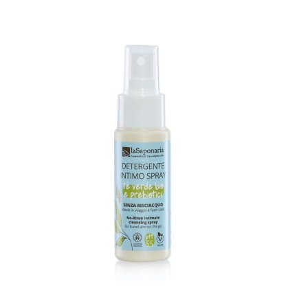 No-Rinse Intimate Cleansing spray - Organic Green Tea & Prebiotics