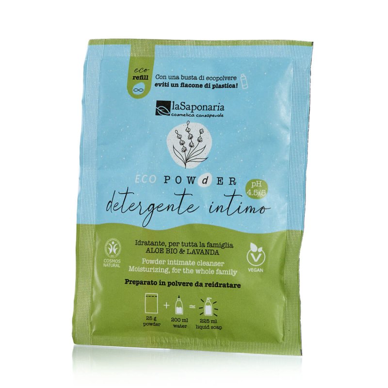 Powdered Intimate Wash to rehydrate - Aloe & Lavender