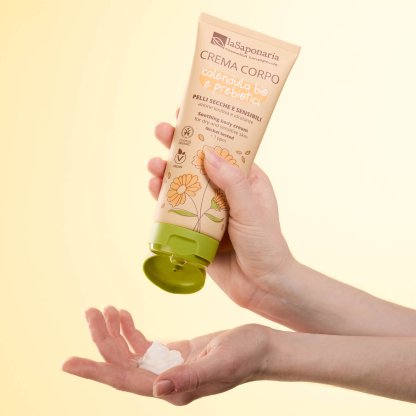 Dry and Sensitive Skin Body Cream – Organic Calendula and Prebiotics