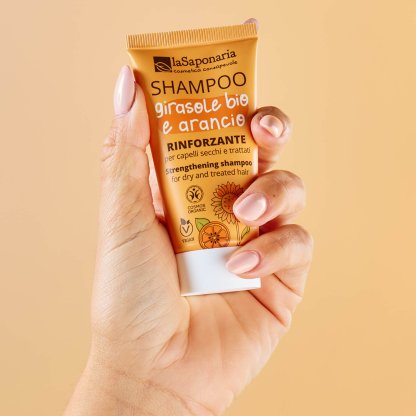 Travel-size Strengthening Shampoo - Organic Sunflower and Orange