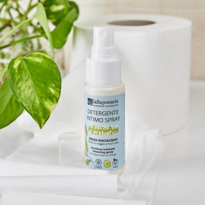No-Rinse Intimate Cleansing spray - Organic Green Tea & Prebiotics