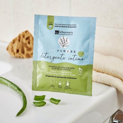 Powdered Intimate Wash to rehydrate - Aloe & Lavender