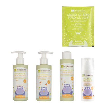 Newborn and baby routine - first bath gift set