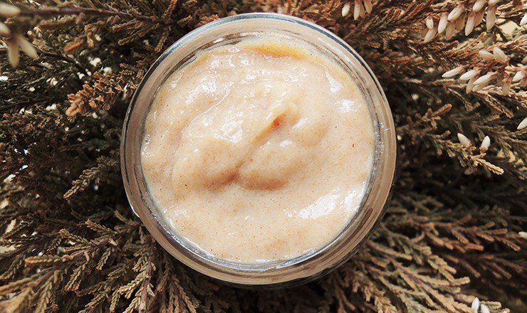 Exfoliating face scrub