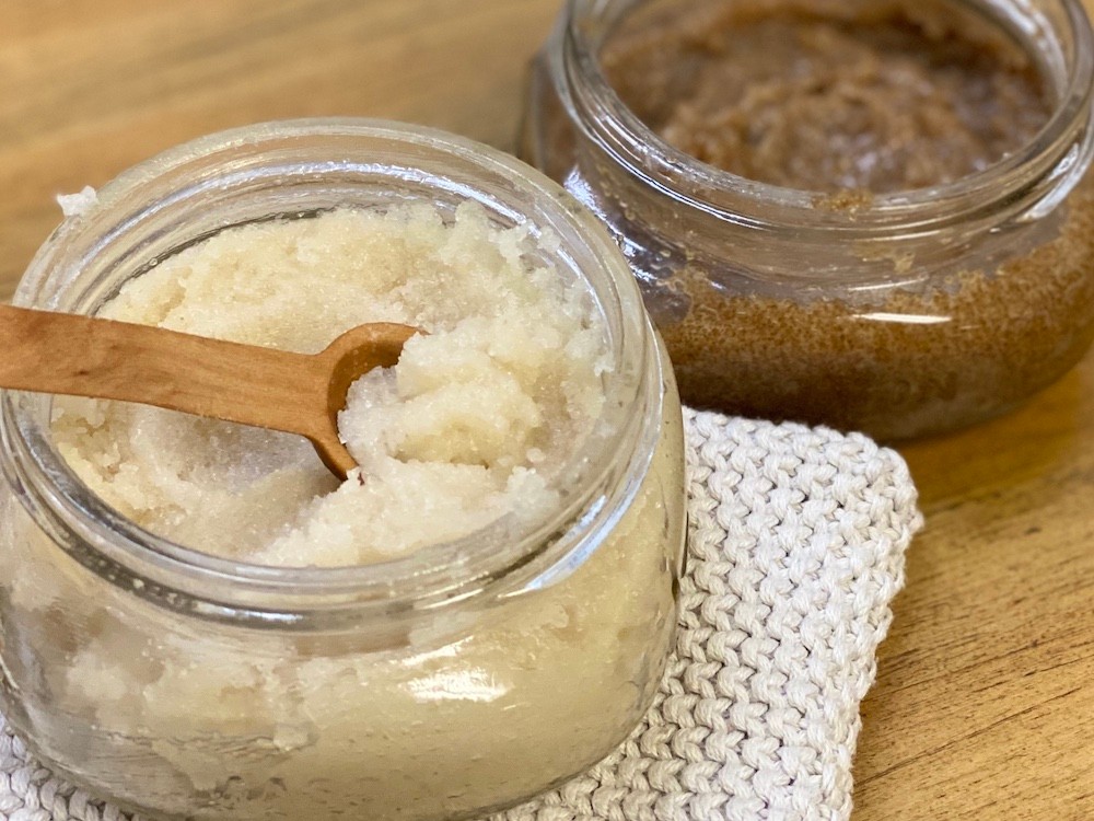 Coconut body scrub